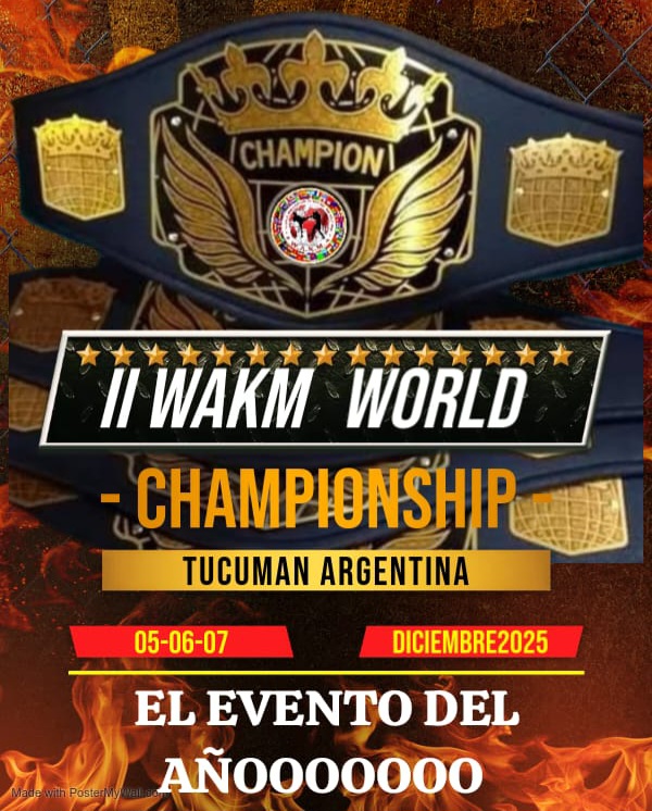 II CAMPEONATO DEL MUNDO WAKM