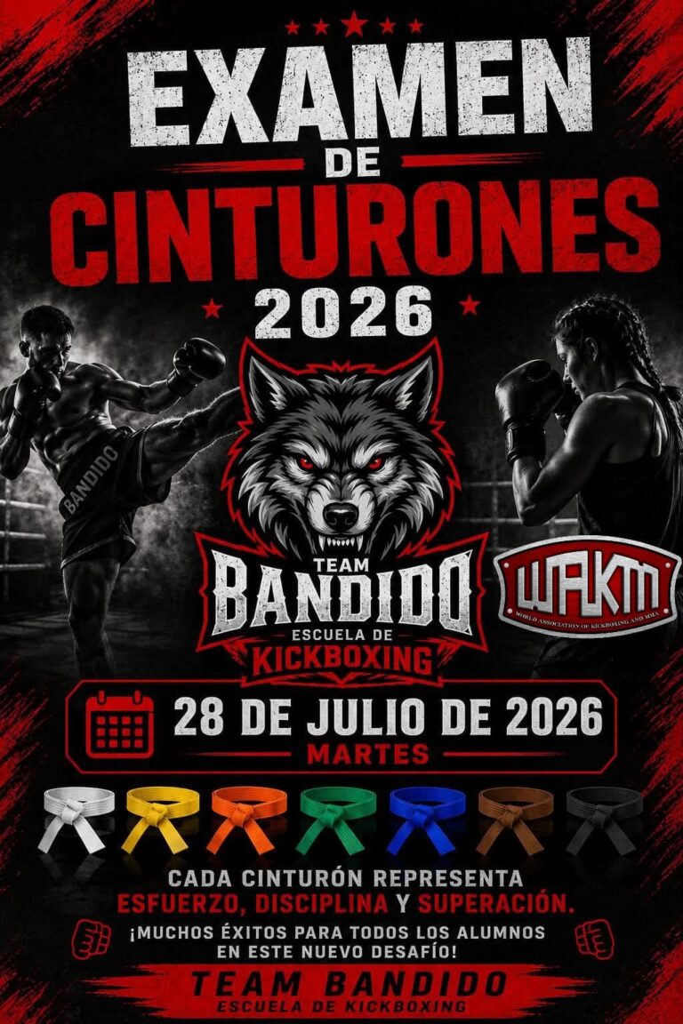 EXAMEN OFICIAL WAKM DOJO BANDIDO